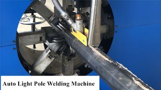 Machine à souder les poteaux de lampadaire, machine à souder les poteaux pyramidaux et octogonaux