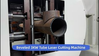 Machine de découpe laser de tubes 3KW | Mandrin pneumatique de 240 mm | Coupe-tube CNC à grande vitesse